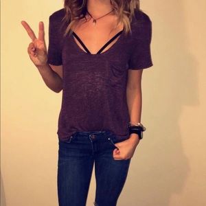 Purple shirt
